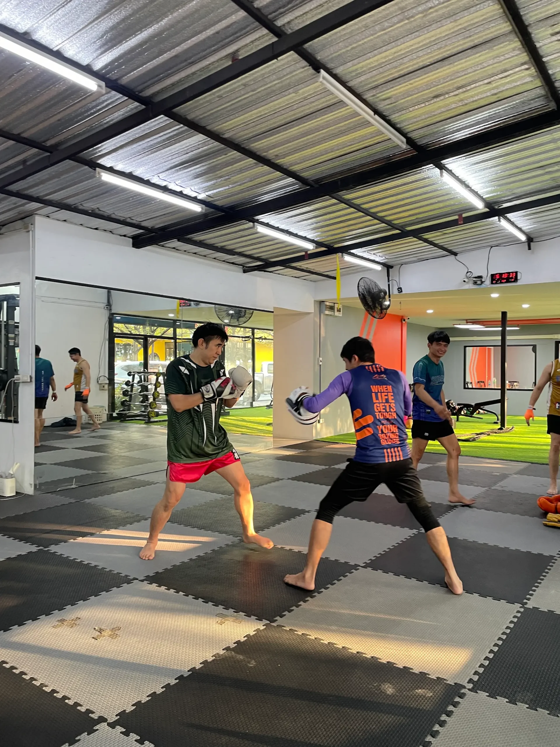 เรียนมวยไทย บ้านครูมวย สาขาอุดมสุข 58 บางนา